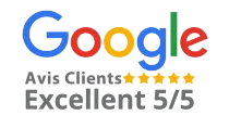 Avis clients Excellent 5/5 sur Google